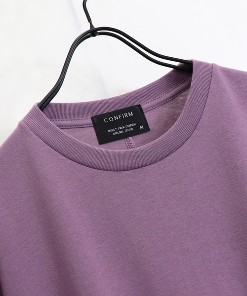 Confirm（コンファーム）の「Confirm / コンファーム ラウンドテールロンT（Tシャツ/カットソー・メンズ・ベージュ/ホワイト/サックスブルー/ブラック/パープル・M/L）」の13枚目の写真