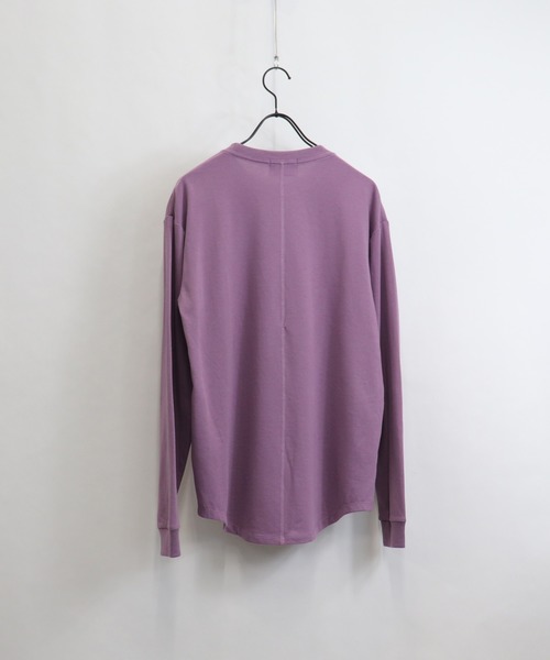 Confirm（コンファーム）の「Confirm / コンファーム ラウンドテールロンT（Tシャツ/カットソー・メンズ・ベージュ/ホワイト/サックスブルー/ブラック/パープル・M/L）」の15枚目の写真