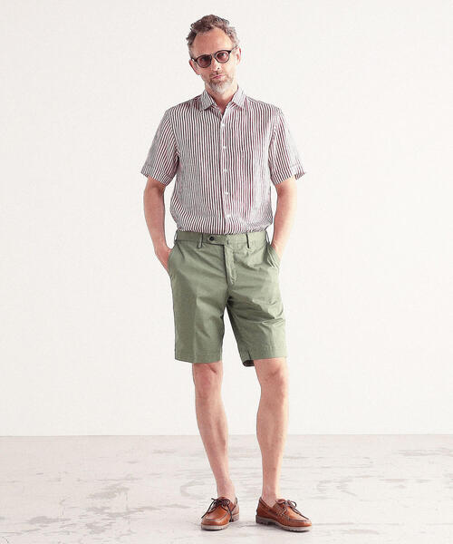 TOMORROWLAND (トゥモローランド)の「アイスコットンチノ ショートパンツ SPOERRY 1866(その他パンツ・メンズ・ライトグレー/グレー/ベージュ/ライトグリーン/ライトブルー/ネイビー・44/46/48/50)」の9枚目の写真