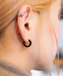 『ステンレス』4mmクロームフープピアス