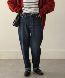 Chillfar | ハイウエストストレッチ バルーン ツイル/デニムパンツ(デニムパンツ)