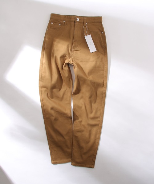 Chillfar(チルファー)の「ハイウエストストレッチ バルーン ツイル/デニムパンツ(デニムパンツ・レディース・ホワイト/サックスブルー/ブルー/ワンウォッシュ/ブラック/グレー/ベージュ/ブラウン/カーキ/ブラック系・SMALL/MEDIUM/LARGE/X-LARGE)」の12枚目の写真