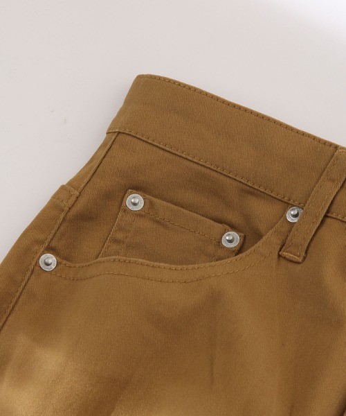 Chillfar(チルファー)の「ハイウエストストレッチ バルーン ツイル/デニムパンツ(デニムパンツ・レディース・ホワイト/サックスブルー/ブルー/ワンウォッシュ/ブラック/グレー/ベージュ/ブラウン/カーキ/ブラック系・SMALL/MEDIUM/LARGE/X-LARGE)」の14枚目の写真