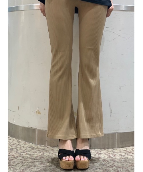 one way（ワンウェイ）の「フレアレギパン（その他パンツ・レディース・ブラック/ブラウン/ベージュ・FREE）」の7枚目の写真