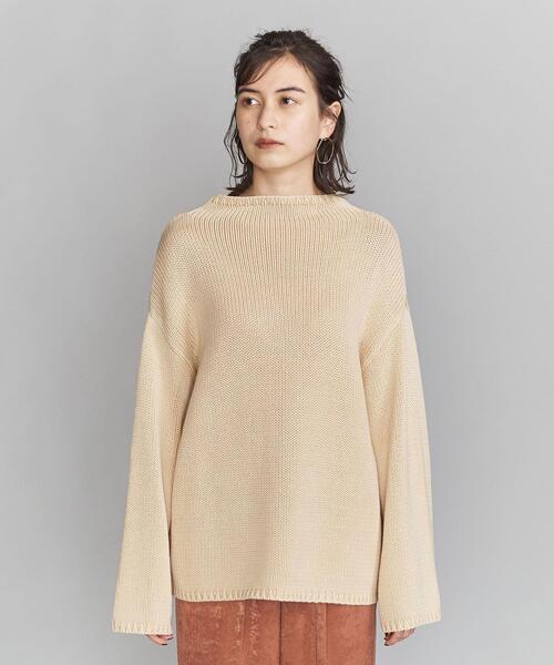 ❤︎新品❤︎DEMYLEE❤︎コットンニットプルオーバー❤︎ベージュ DEMYLEE/デミリー｜「デミリー」のオーガニックコットンニット｜エル