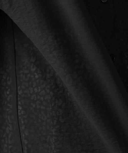 LOWRYS FARM(ローリーズファーム)の「シアードレスシャツLS 892642(シャツ/ブラウス・レディース・ブラック/ダークブラウン/アイボリー・FREE)」の10枚目の写真