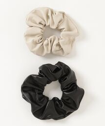 WEGO | WEGO/【2点セット】フェイクレザーシュシュ(シュシュ)