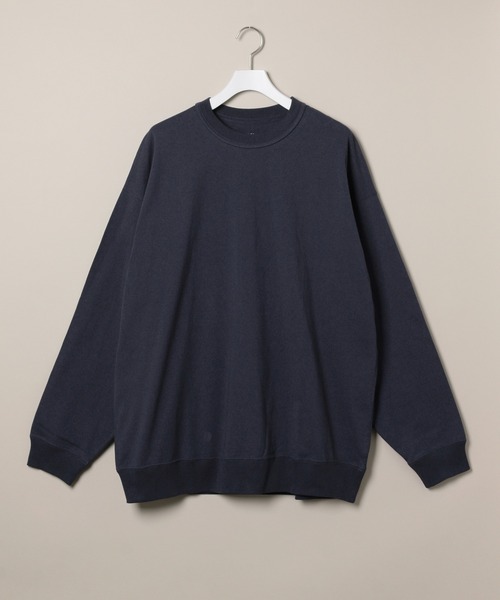 ADAM ET ROPE'（アダムエロペ）の「度詰めスウェット リラックスシルエットロンT（Tシャツ/カットソー・メンズ・ホワイト/ネイビー/カーキ・M/L）」の3枚目の写真