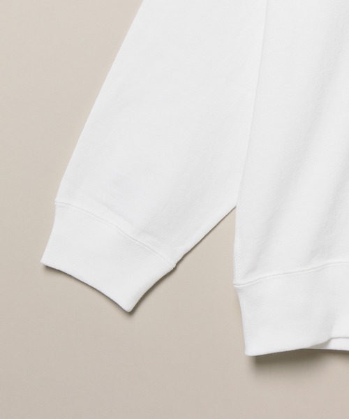 ADAM ET ROPE'（アダムエロペ）の「度詰めスウェット リラックスシルエットロンT（Tシャツ/カットソー・メンズ・ホワイト/ネイビー/カーキ・M/L）」の5枚目の写真