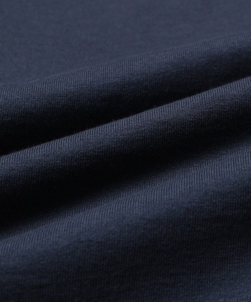 ADAM ET ROPE'（アダムエロペ）の「度詰めスウェット リラックスシルエットロンT（Tシャツ/カットソー・メンズ・ホワイト/ネイビー/カーキ・M/L）」の4枚目の写真