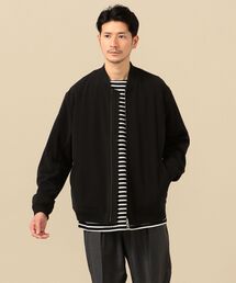 SHIPS: ハイカウント 2WAY ストレッチ リブ ブルゾン