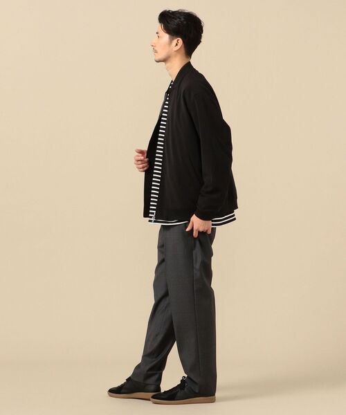SHIPS(シップス)の「SHIPS: ハイカウント 2WAY ストレッチ リブ ブルゾン(ブルゾン・メンズ・カーキ/ブラック/グリーン・X-LARGE/MEDIUM/SMALL/LARGE)」の11枚目の写真