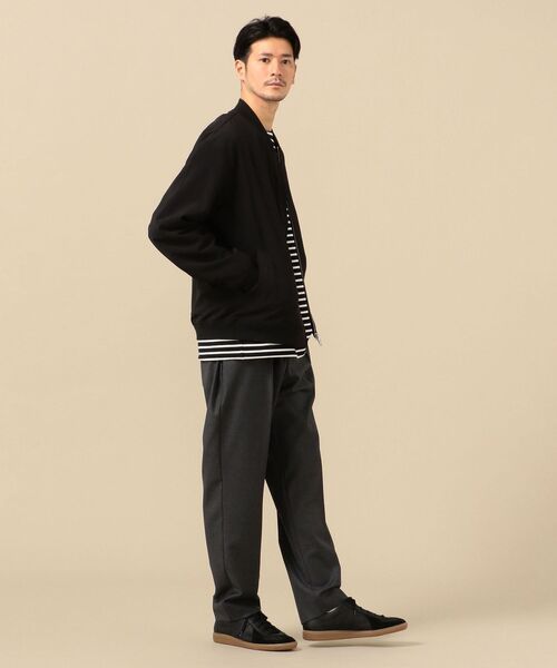 SHIPS(シップス)の「SHIPS: ハイカウント 2WAY ストレッチ リブ ブルゾン(ブルゾン・メンズ・カーキ/ブラック/グリーン・X-LARGE/MEDIUM/SMALL/LARGE)」の13枚目の写真