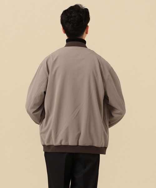 SHIPS(シップス)の「SHIPS: ハイカウント 2WAY ストレッチ リブ ブルゾン(ブルゾン・メンズ・カーキ/ブラック/グリーン・X-LARGE/MEDIUM/SMALL/LARGE)」の18枚目の写真