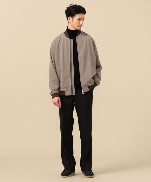SHIPS(シップス)の「SHIPS: ハイカウント 2WAY ストレッチ リブ ブルゾン(ブルゾン・メンズ・カーキ/ブラック/グリーン・X-LARGE/MEDIUM/SMALL/LARGE)」の21枚目の写真