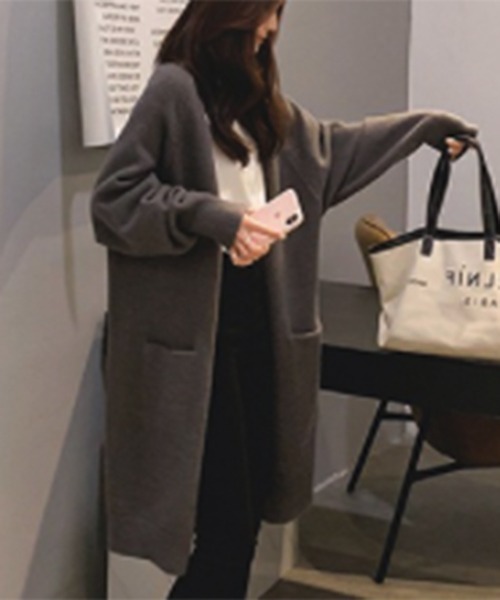 セール ゆるふわシルエット たっぽりロングカーディガン カーディガン ボレロ Frp エフアールピー のファッション通販 Zozotown