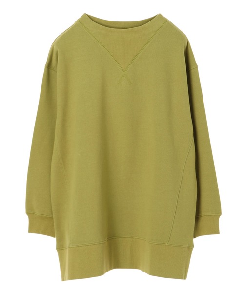 AMERICAN HOLIC（アメリカンホリック）の「変形ガゼット裏毛チュニック ＊（Tシャツ/カットソー・レディース・ネイビー/キャメル/ブルー/アイボリー/オリーブ・FREE）」の8枚目の写真