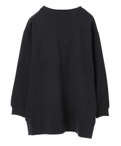 AMERICAN HOLIC（アメリカンホリック）の「変形ガゼット裏毛チュニック ＊（Tシャツ/カットソー・レディース・ネイビー/キャメル/ブルー/アイボリー/オリーブ・FREE）」の10枚目の写真