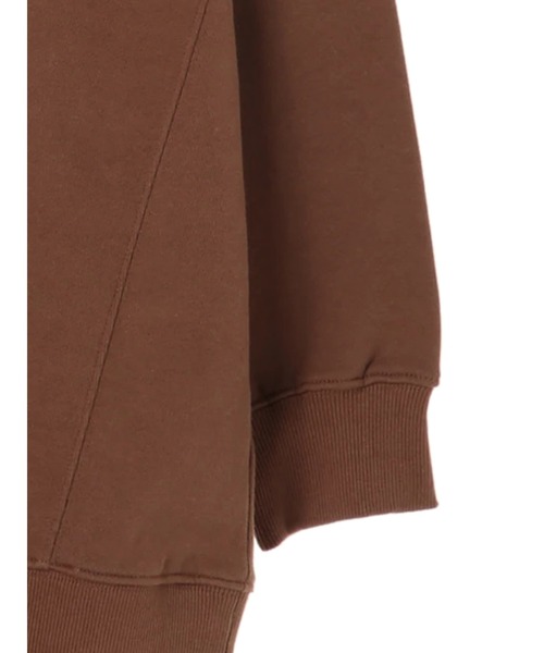 AMERICAN HOLIC（アメリカンホリック）の「変形ガゼット裏毛チュニック ＊（Tシャツ/カットソー・レディース・ネイビー/キャメル/ブルー/アイボリー/オリーブ・FREE）」の14枚目の写真