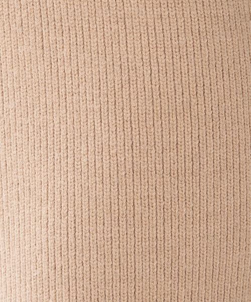 collex（コレックス）の「リブニットパンツ（その他パンツ・レディース・ブラック/ベージュ/キャメル・フリー）」の7枚目の写真