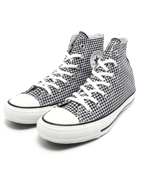 CONVERSE（コンバース）の「ALL STAR HOUNDSTOOTH HI/オールスター ハウンズトゥース HI（スニーカー・レディース・ベージュ/グレー/ホワイト・8.5/5/3.5/5.5/7/8/3/9.5/7.5/11.5/9/6.5/4/6/10.5/4.5）」の2枚目の写真
