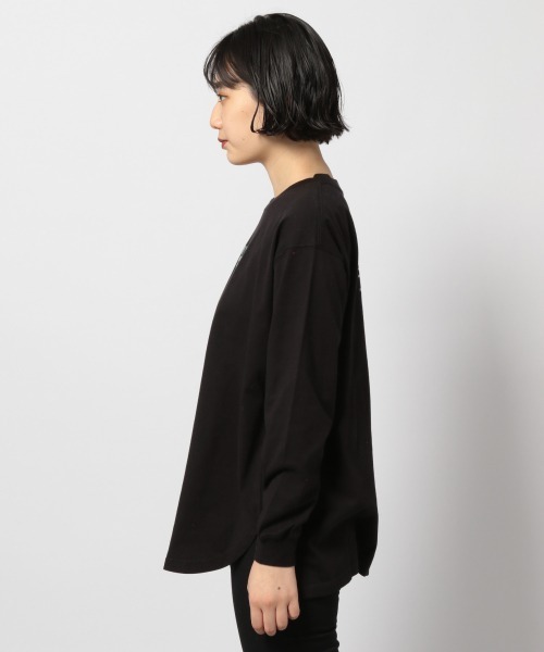 PAGEBOY（ページボーイ）の「モネアートロンT(プリントロンT)（Tシャツ/カットソー・レディース・ブラック/オフホワイト・FREE）」の16枚目の写真