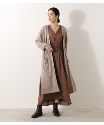 crie conforto | 襟タックロングカーディガン(カーディガン/ボレロ)