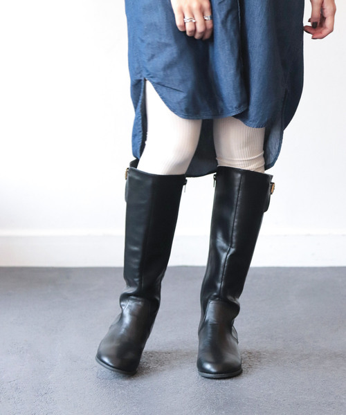 SESTO（セスト）の「ロングブーツ（ブーツ・レディース・ブラック・L）」の6枚目の写真