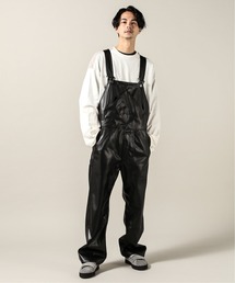 Journal Standard TRISECT（トライセクト）の「KARTER ヴィーガンレザーオーバーオール（サロペット/オーバーオール・メンズ）」