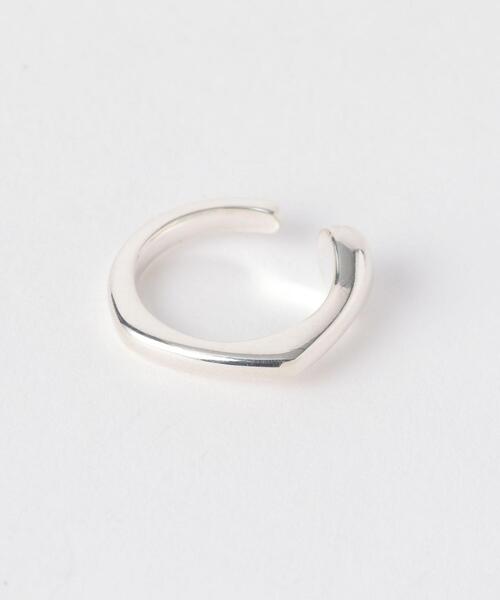 BEAUTY&YOUTH UNITED ARROWS（ビューティーアンドユースユナイテッドアローズ）の「BY シグネット イヤーカフ（イヤーカフ・メンズ・シルバー/ゴールド・フリー）」の2枚目の写真