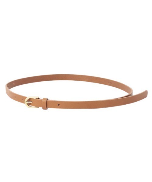 EIMY ISTOIRE（エイミーイストワール）の「Leather Narrow Belt（ベルト・レディース・ブラック/ベージュ/アイボリー・FREE）」の5枚目の写真