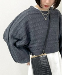 ショートケーブルニット 【ZOZOTOWN限定アイテム】