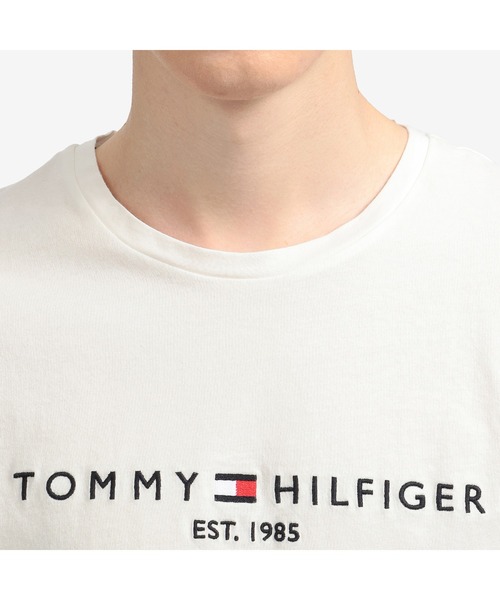 TOMMY HILFIGER（トミーヒルフィガー）の「ベーシックロゴTシャツ（Tシャツ/カットソー・メンズ・ホワイト/ブラック/ネイビー/グレー/ネイビー系1/ホワイト系その他/ブラック系その他・SMALL/MEDIUM/LARGE/X-LARGE）」の8枚目の写真