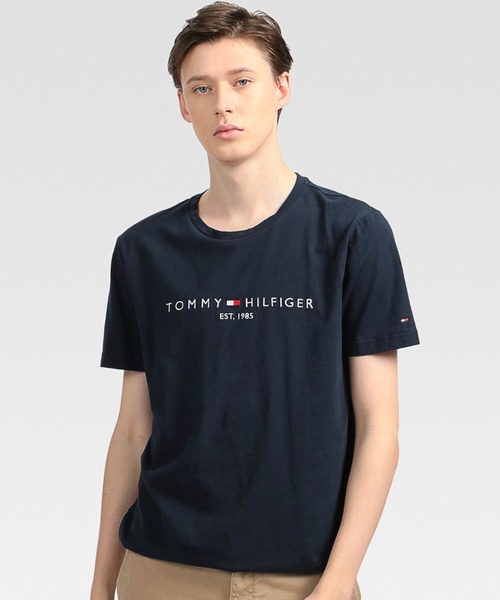 TOMMY HILFIGER（トミーヒルフィガー）の「ベーシックロゴTシャツ（Tシャツ/カットソー・メンズ・ホワイト/ブラック/ネイビー/グレー/ネイビー系1/ホワイト系その他/ブラック系その他・SMALL/MEDIUM/LARGE/X-LARGE）」の14枚目の写真