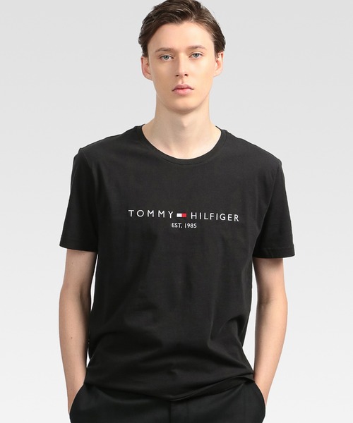 TOMMY HILFIGER（トミーヒルフィガー）の「ベーシックロゴTシャツ（Tシャツ/カットソー・メンズ・ホワイト/ブラック/ネイビー/グレー/ネイビー系1/ホワイト系その他/ブラック系その他・SMALL/MEDIUM/LARGE/X-LARGE）」の13枚目の写真