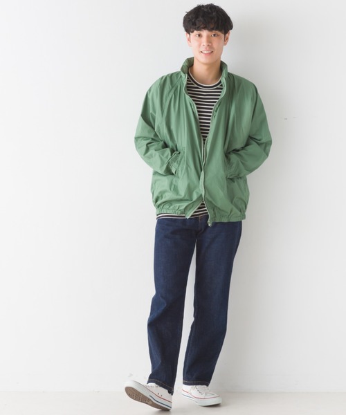 【美品】オムプリッセ22AW スタンドカラージャケットサイズ2 ダークグリーン 美品】オムプリッセ22AW スタンドカラージャケットサイズ2