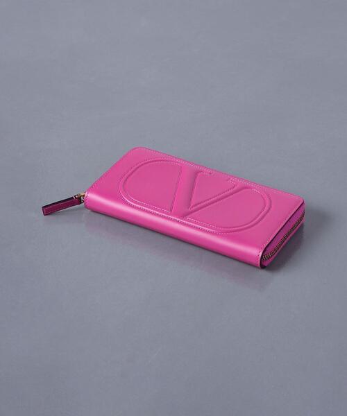 VALENTINO（ヴァレンティノ）の「＜VALENTINO（ヴァレンティノ）＞VLOGO ラウンドジップ ウォレット ■■■（財布・レディース・ピンク・FREE）」の8枚目の写真