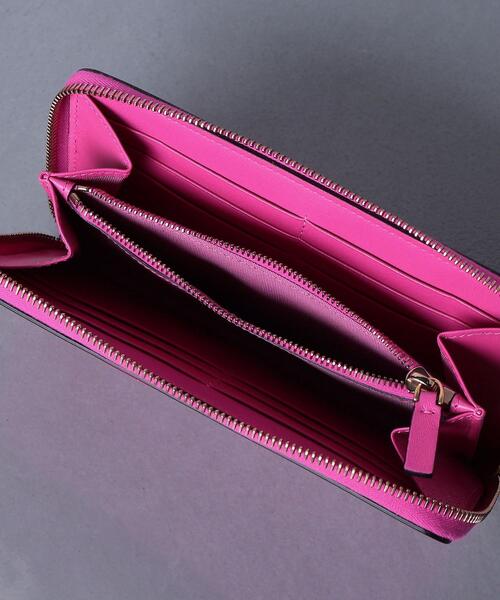 VALENTINO（ヴァレンティノ）の「＜VALENTINO（ヴァレンティノ）＞VLOGO ラウンドジップ ウォレット ■■■（財布・レディース・ピンク・FREE）」の5枚目の写真