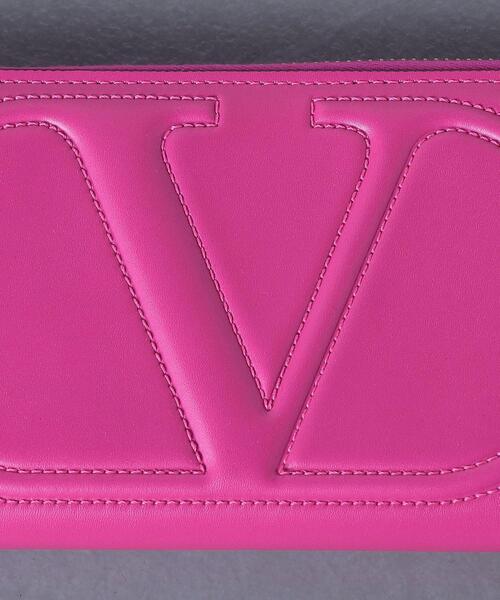 VALENTINO（ヴァレンティノ）の「＜VALENTINO（ヴァレンティノ）＞VLOGO ラウンドジップ ウォレット ■■■（財布・レディース・ピンク・FREE）」の6枚目の写真
