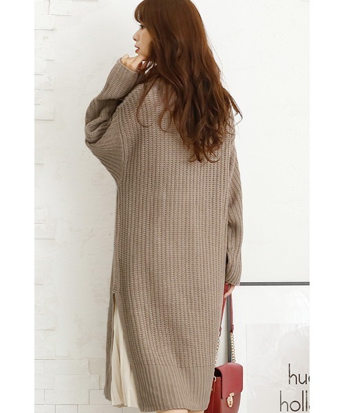 オフタートルニットワンピース