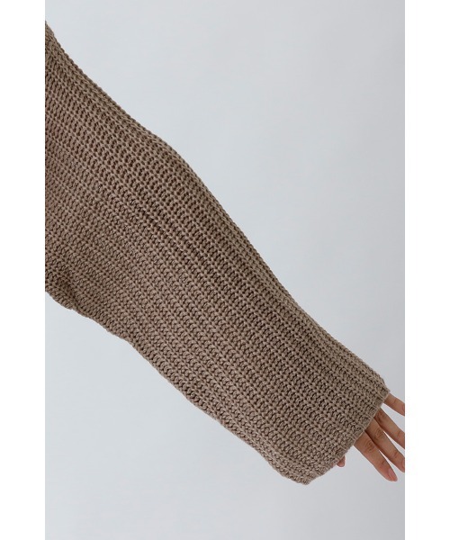 ElegChic(エレグシック)の「オフタートルニットワンピース(ワンピース・レディース・ブラック/モカ・XL/4L/M)」の9枚目の写真