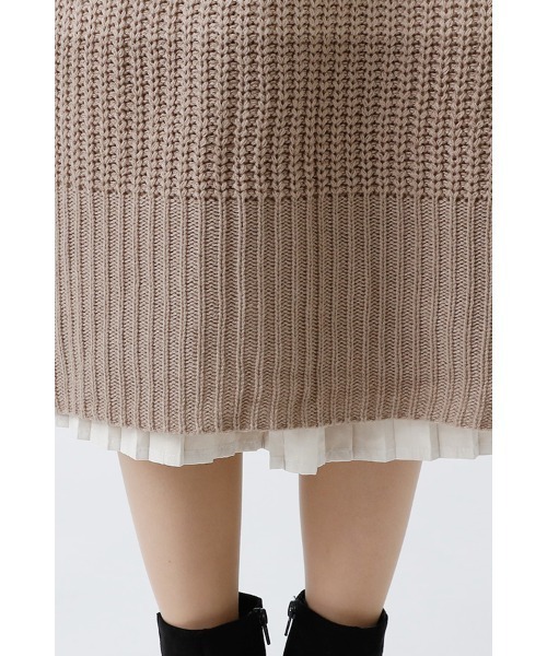 ElegChic(エレグシック)の「オフタートルニットワンピース(ワンピース・レディース・ブラック/モカ・XL/4L/M)」の21枚目の写真