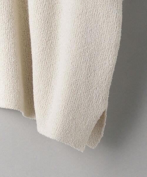 BEAUTY&YOUTH UNITED ARROWS（ビューティーアンドユースユナイテッドアローズ）の「BY ループヤーンスキッパー5分袖ニットプルオーバー -ウォッシャブル-（ニット/セーター・レディース・モカ/ナチュラル・FREE）」の14枚目の写真