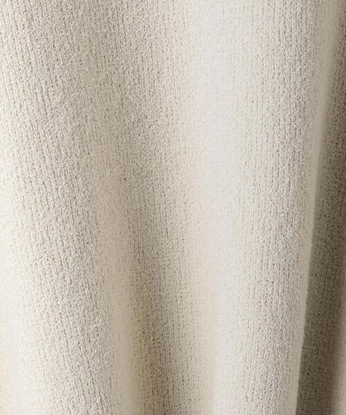 BEAUTY&YOUTH UNITED ARROWS（ビューティーアンドユースユナイテッドアローズ）の「BY ループヤーンスキッパー5分袖ニットプルオーバー -ウォッシャブル-（ニット/セーター・レディース・モカ/ナチュラル・FREE）」の8枚目の写真