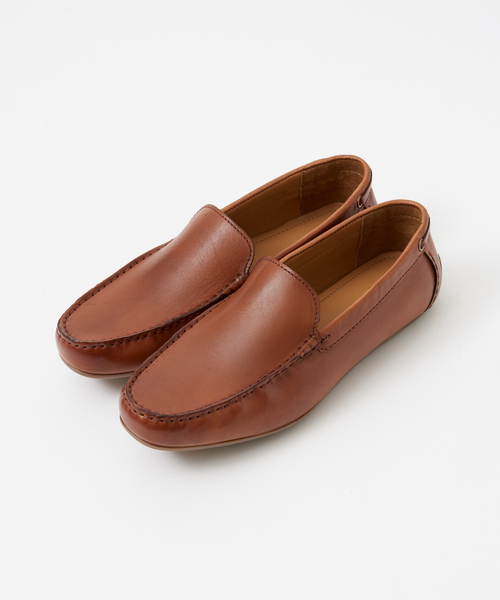alfredoBANNISTER(アルフレッドバニスター)の「【販売店舗限定】ベーシック ドライビングシューズ(スリッポン・メンズ・キャメル/グレー/ネイビー/その他・41/43/42/44/40/39/45)」の1枚目の写真