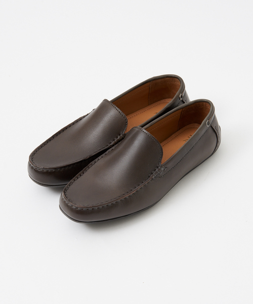 alfredoBANNISTER(アルフレッドバニスター)の「【販売店舗限定】ベーシック ドライビングシューズ(スリッポン・メンズ・キャメル/グレー/ネイビー/その他・41/43/42/44/40/39/45)」の3枚目の写真