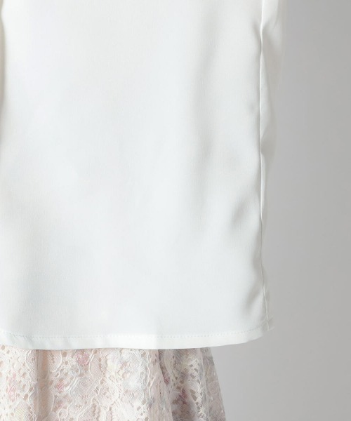 LODISPOTTO(ロディスポット)の「レースカラーふんわりパフブラウス(シャツ/ブラウス・レディース・ピンクベージュ/ホワイト・MEDIUM)」の8枚目の写真