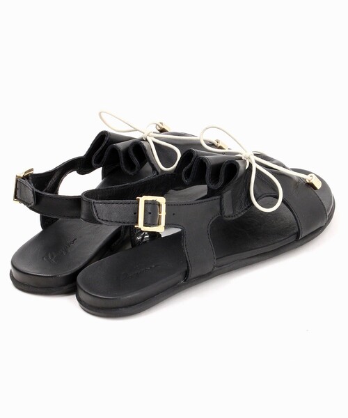 FREAK'S STORE(フリークスストア)の「PAGANO/パガーノ ギャザーサンダル(サンダル・レディース・ブラック/ブラウン・38/36/37)」の9枚目の写真