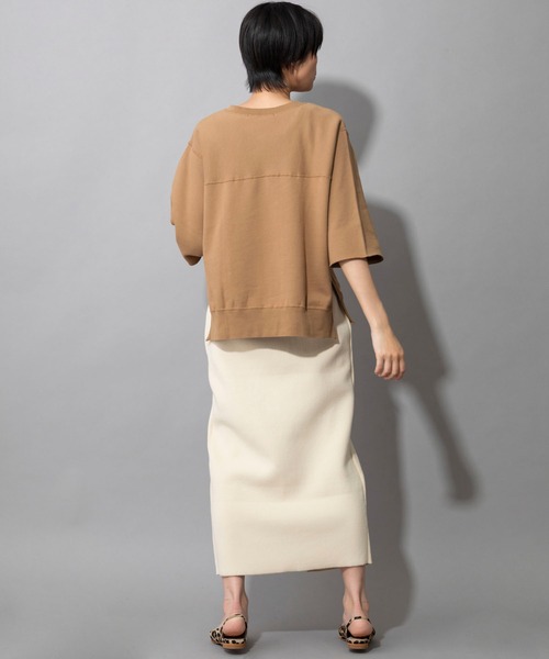 Munich(ミューニック)の「バイオウォッシュフレンチテリー ロゴプリントスウェット(スウェット・レディース・アイボリー/ダークグレー/キャメル・FREE)」の20枚目の写真