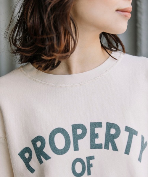 Munich(ミューニック)の「バイオウォッシュフレンチテリー ロゴプリントスウェット(スウェット・レディース・アイボリー/ダークグレー/キャメル・FREE)」の19枚目の写真